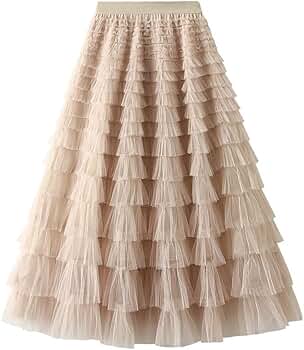 epine ♡ é zipper tulle frill skirt ♡ epine ♡ é zipper tulle frill skirt ♡ HATTIERUFFLEANKLESKIRT-